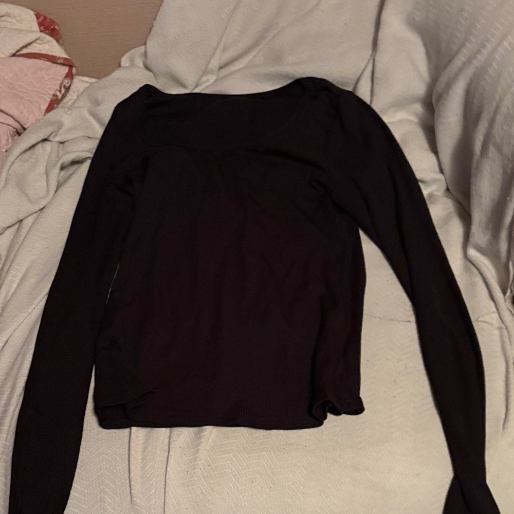 SHEIN Black Long Sleeve Women's Top